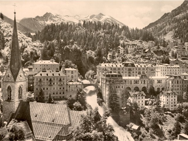 Historisches Aufnahmen von Bad Gastein