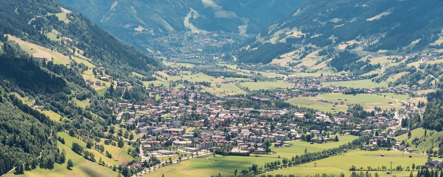 Panoramablick übers Gasteinertal