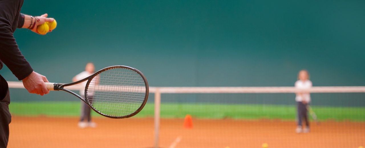 Tennistraining mit Kindern