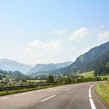 Landstraße im Gasteinertal