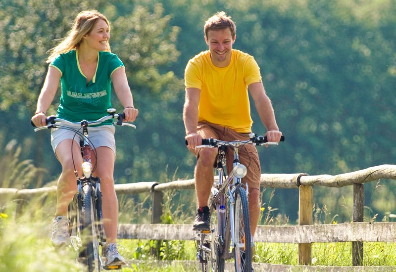 Radfahrer im Gasteinertal