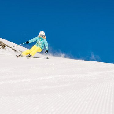Skifahrer in Gastein