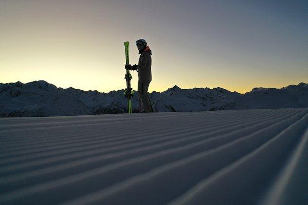 Early Morning Skiing 1